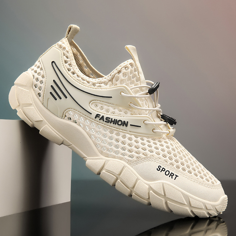 Casual Shoes Men S Summer Breathable Thin New Sports Casual Running Deodorant Mesh Hollow Versatile Trendy Shoes Ddmysaturn