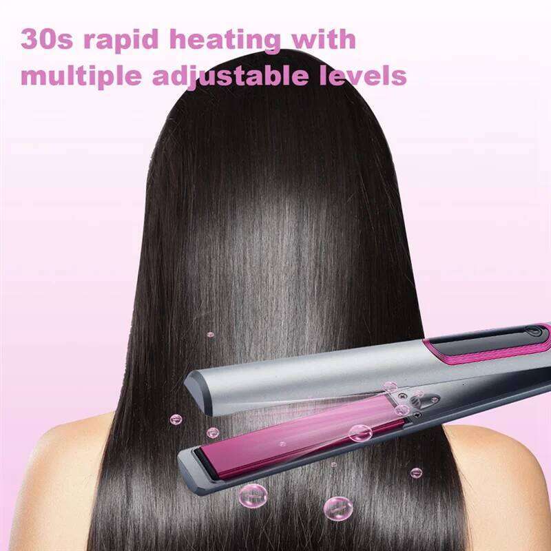 2 In 1 Hair Straightener And Curler For Styling Flat Iron Hairdressing Tools-A77G