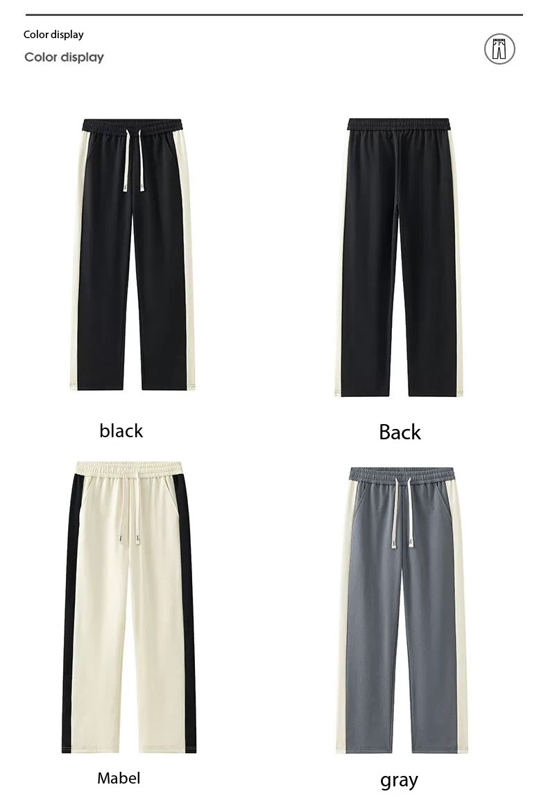 Designer Men's Streetwear Utility Pants - Loose Ankle-Tied, Summer Thin, Sports Casual Versatile Long Trousers