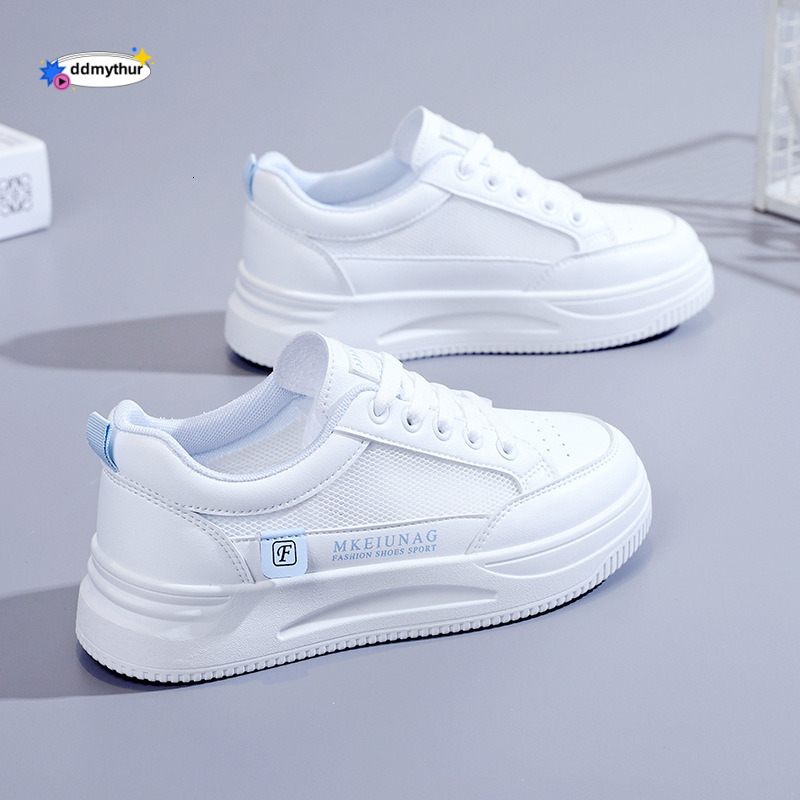 Spring Summer Ins Trend 2025 New Mesh White Shoes Student Versatile Niche Sports Sneakers for Women ddmythur