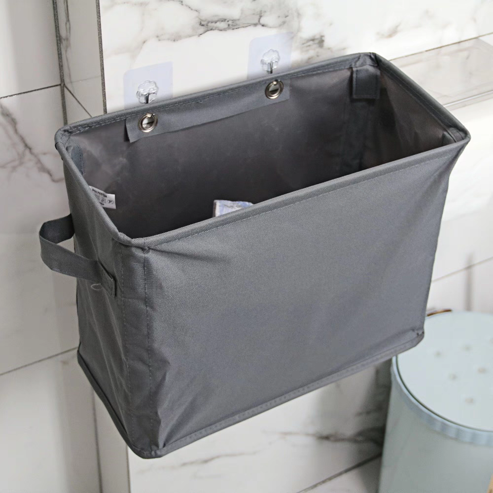 Square laundry basket cotton and linen dirty clothes basket foldable fabric laundry basket dirty clothes storage bucket factory direct sales