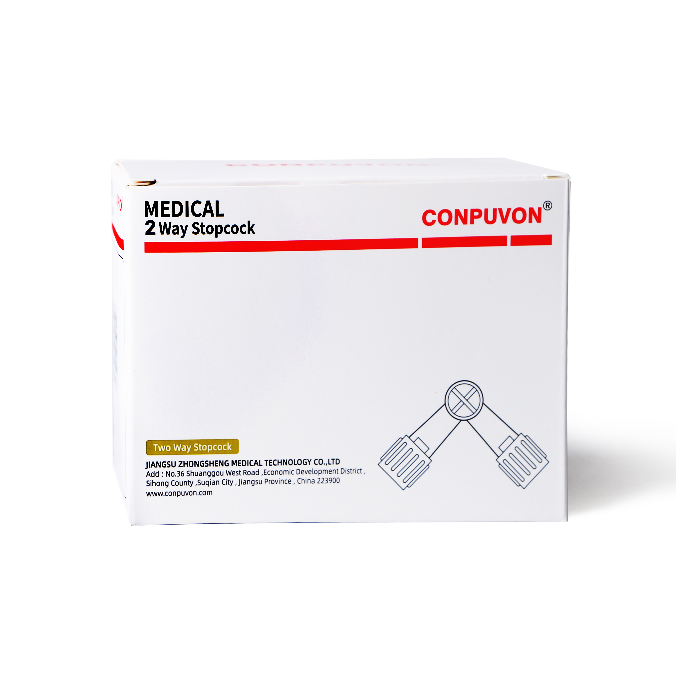 FACTORY wholesale CONPUVON connector 2 Way Stopcock|For daily beauty care