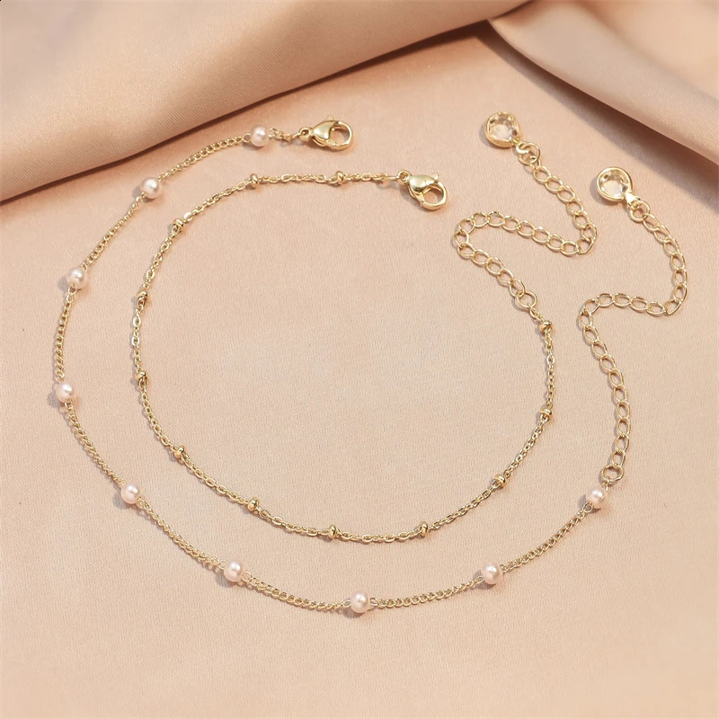 RAKOL Fashion Cubic Zirconia Geometric Pendant Anklets For Women INS 2023 Trendy Beach Accessories Hawaii Party Gift Jewelry 250606