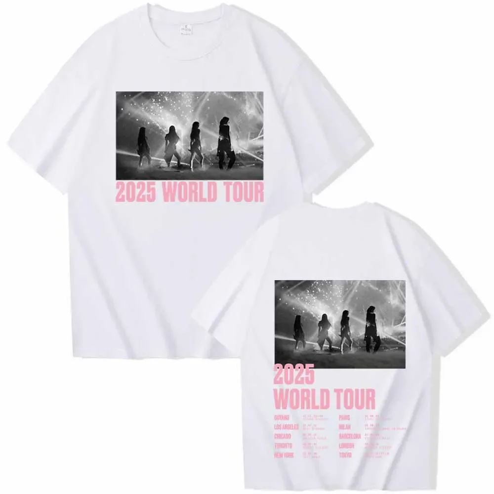 Pink Tour 2025 T-shirt Man Women Harajuku O-neck Summer Casual Shirt