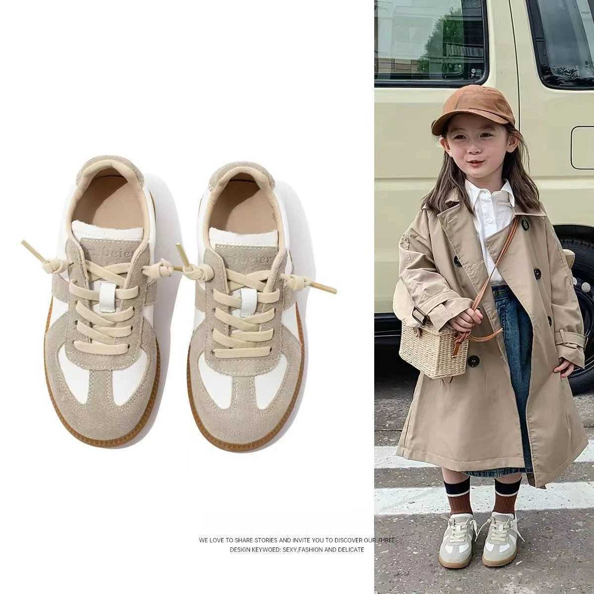 Fashion Baby Boy Girl Casual Sport Shoes Child Sneakers Soft Flat Waterproof Kid Lace Up Middle girls sports shoe Z250618