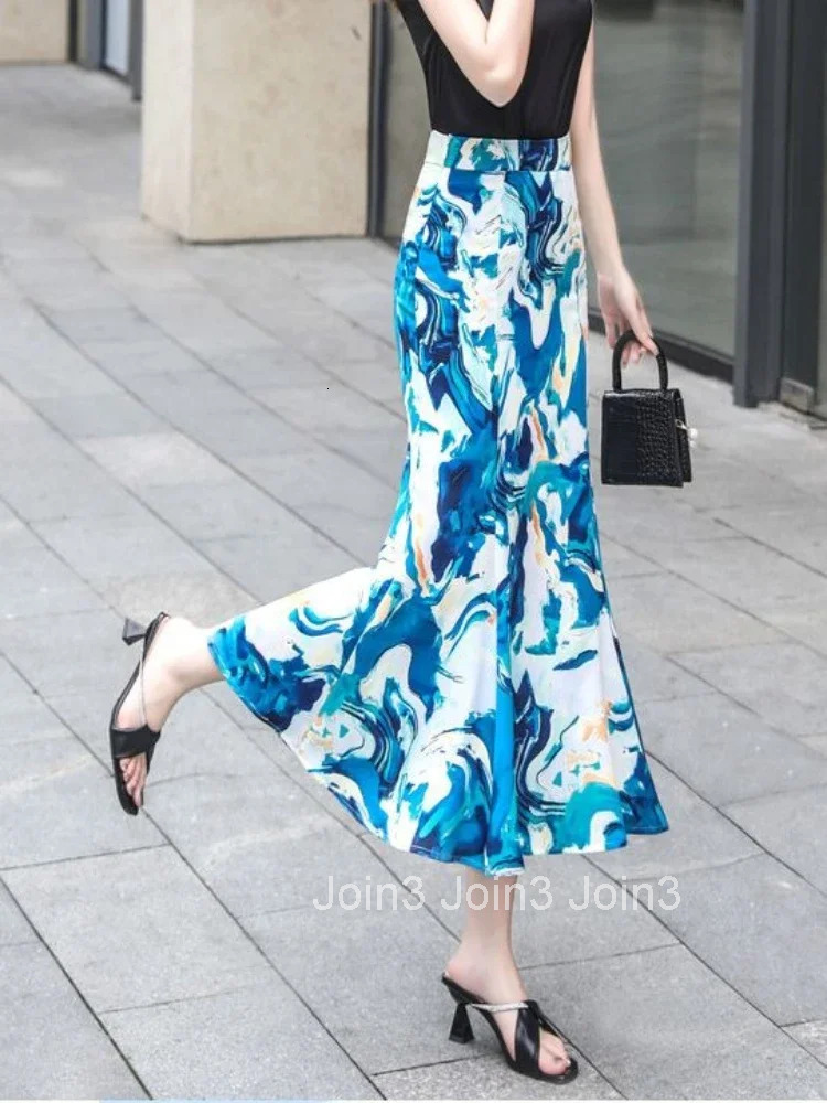 Skirts for Women Tight Maxi Long High Waist Wrap Zipper Floral V Luxury Elegant New in Clothing Sales Cheap Modest Woman Skirt