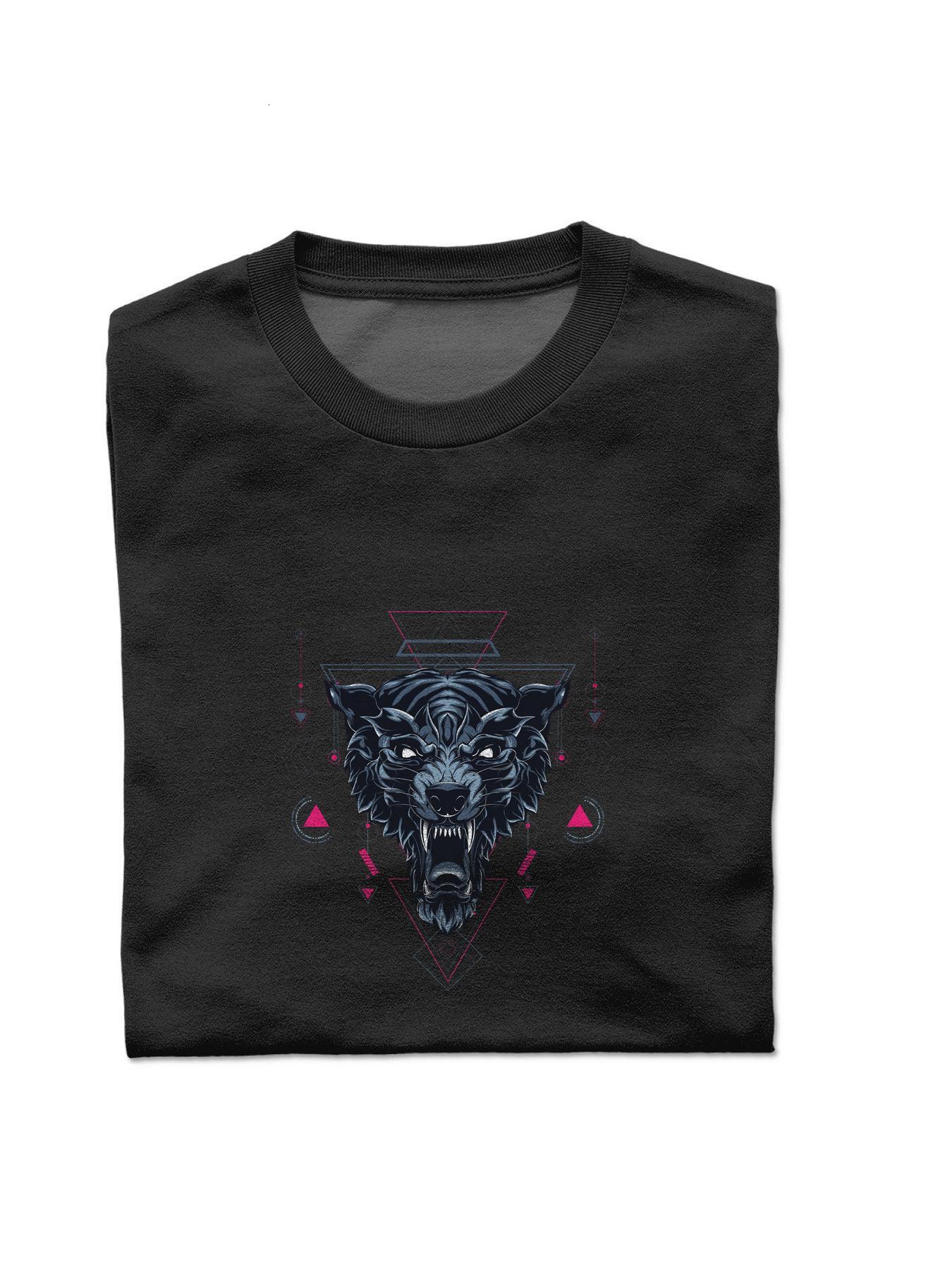 black Graphics Men Round collar Cotton White S-3XL Short sleeve T Shirts text