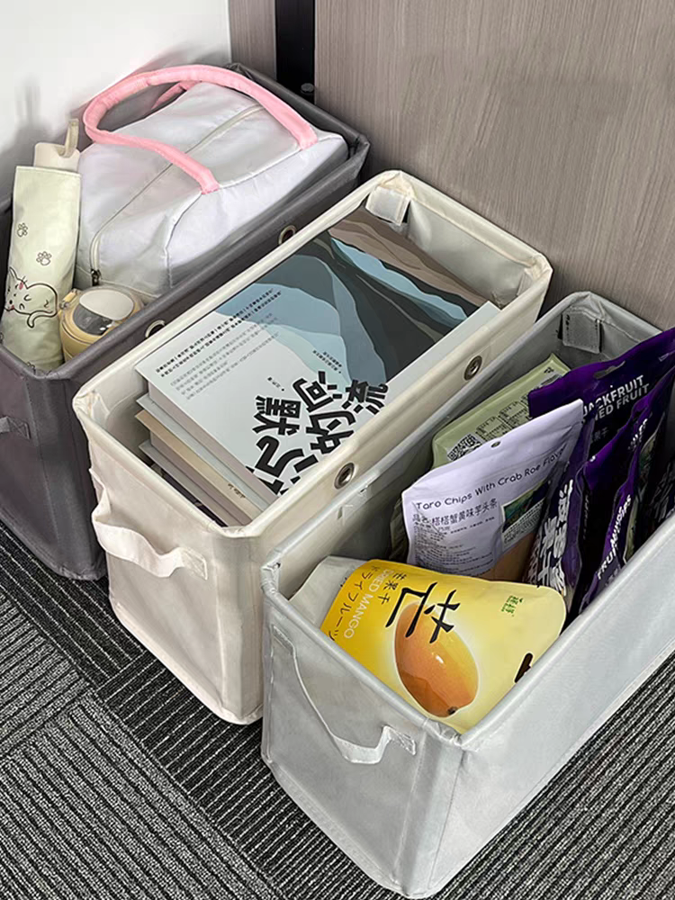 Square laundry basket cotton and linen dirty clothes basket foldable fabric laundry basket dirty clothes storage bucket factory direct sales