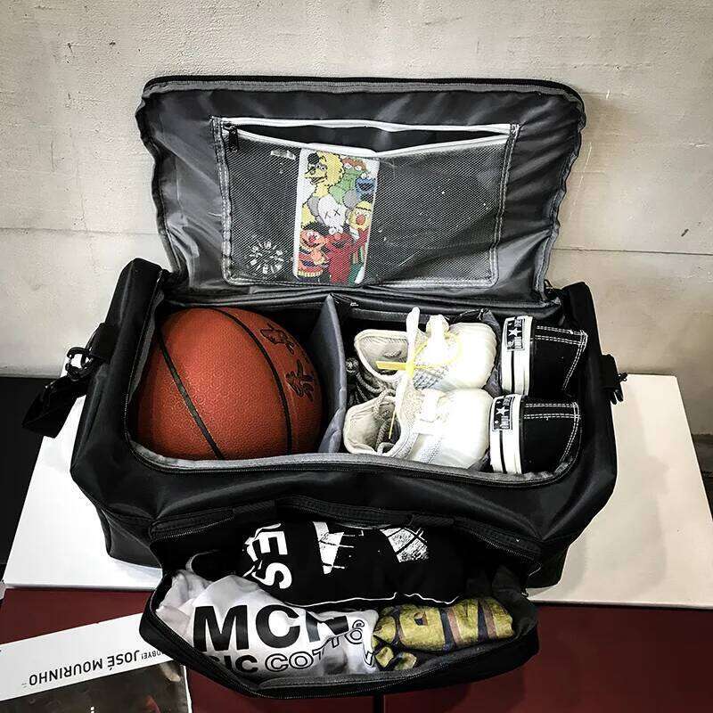 Large Capacity Duffel Tote Gym Basketball Sports Fiess For Man Suitcase Lage Travel Handbag Boston Shoulder Bag