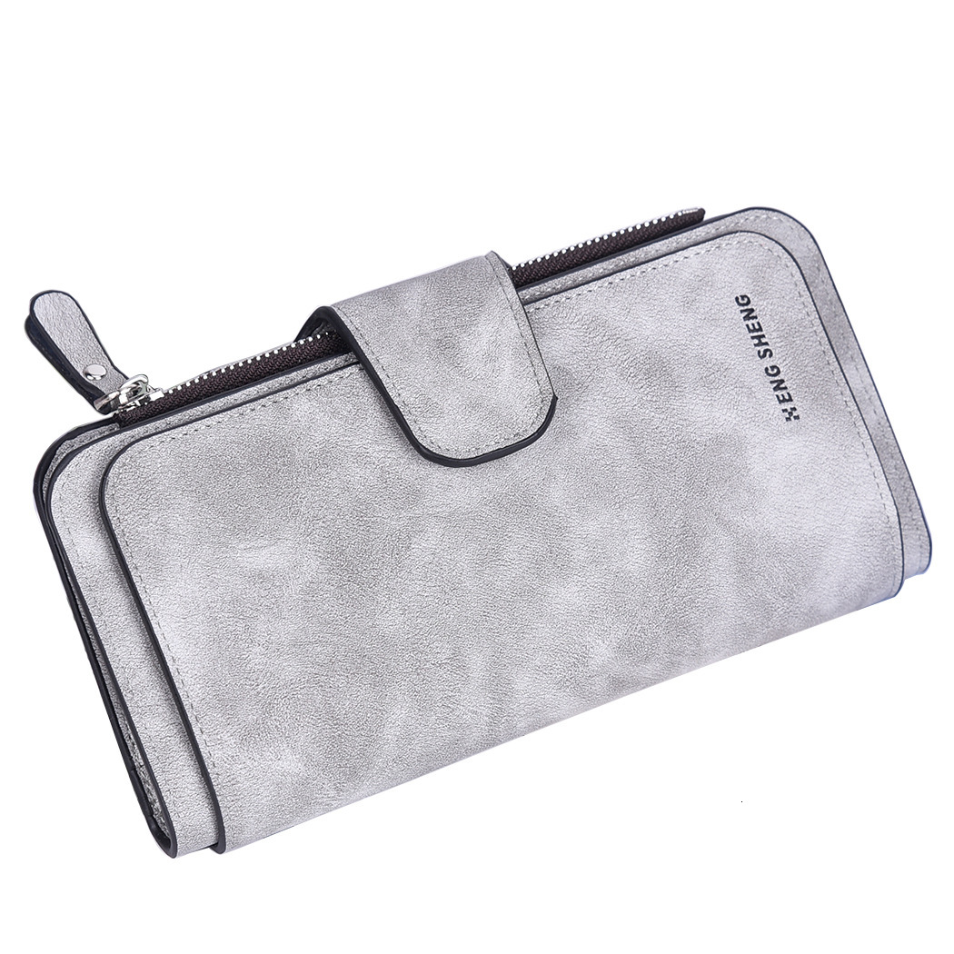 Free Shipping Designer Women's Long Matte Buckle Women's Wallet Coin Wallet Leather Wallet Luxury Bag Multiple Card Slots