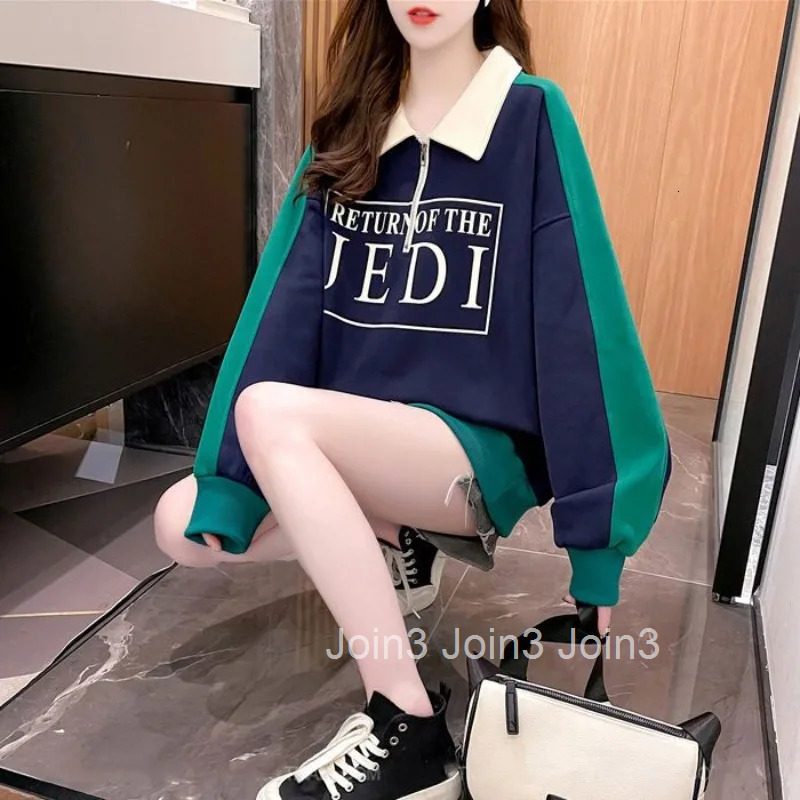 Letter Printing Graphic Text Female Clothes Pullovers Grey Sweatshirts for Women Dropshiping Korean Fashion Tops Long Sleeve M E