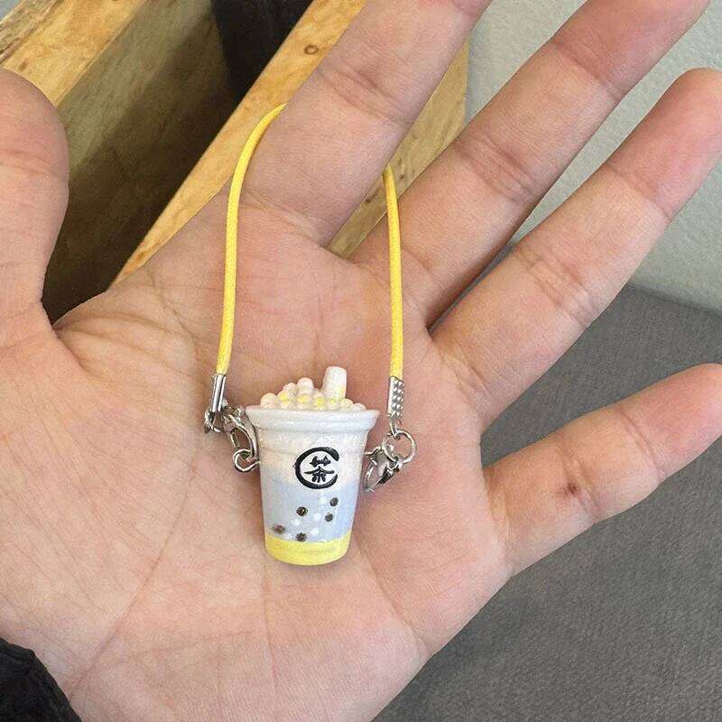 Labubu Bag Doll House Dollhouse Mini Simulation Milk Tea Cup For Ropa Labubu Doll Accessories Miniature Scene Pendant