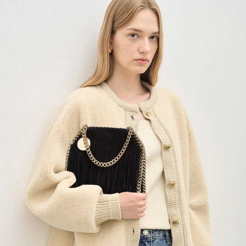 Luxury Designer Tote Shoulder Bag Wens Brand Crossbody Purse with Phe Pockets Hand-Woven Chain Strap Handbag B250618