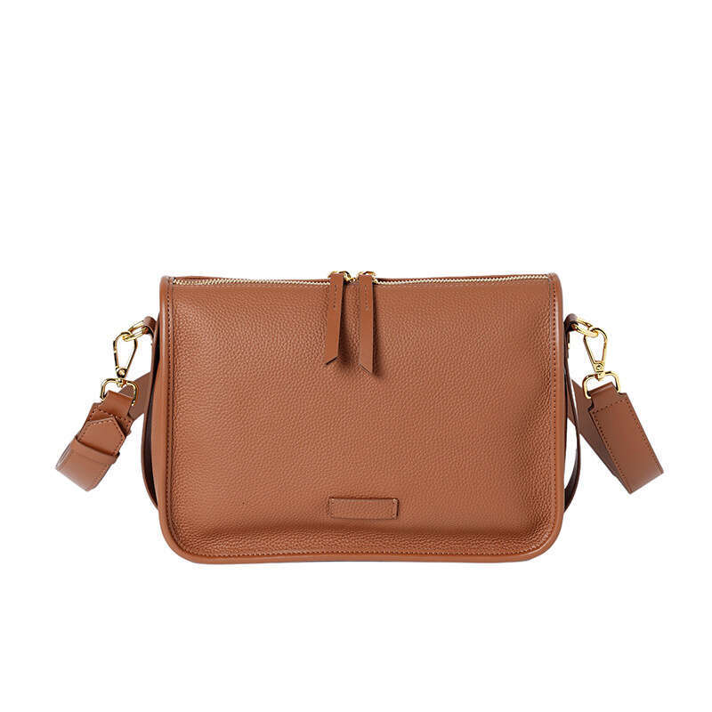 Women's 2025 New Simple Texture Single Shoulder Underarm Crossbody Bag Top Layer Cowhide Commuter Large Capacity Genuine Leather