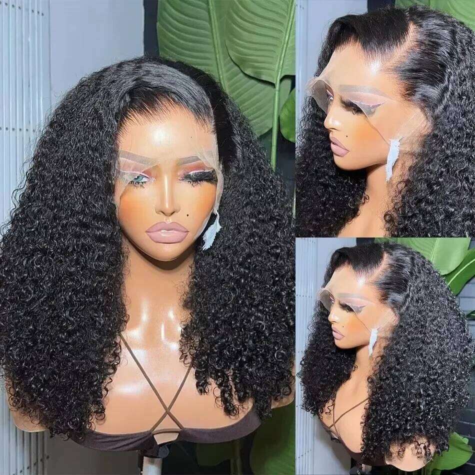 Water Deep Wave 13x6 Short Bob Curly 13x4 Glueless Wig 100 Human Hair Ready To Go Lace Frontal Wigs For Women 8 10 14 Inch