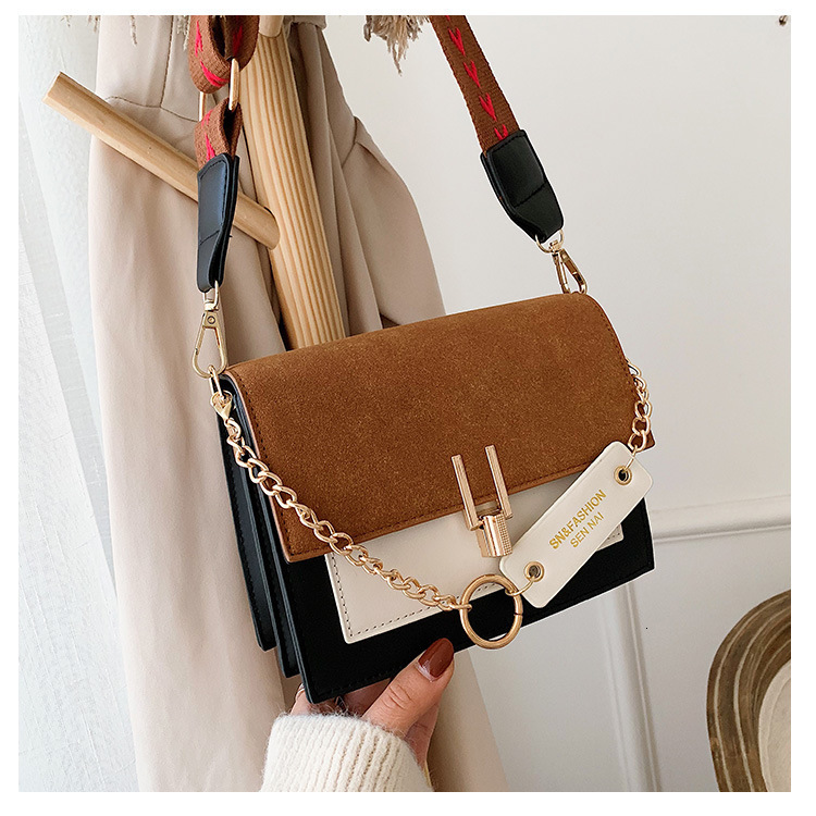Free Shipping 2025 New Designer Bag INS Style Casual High-quality Shopping Bag Matte Color Blocked Trendy Women's One Shoulder Hand-held Small Sq