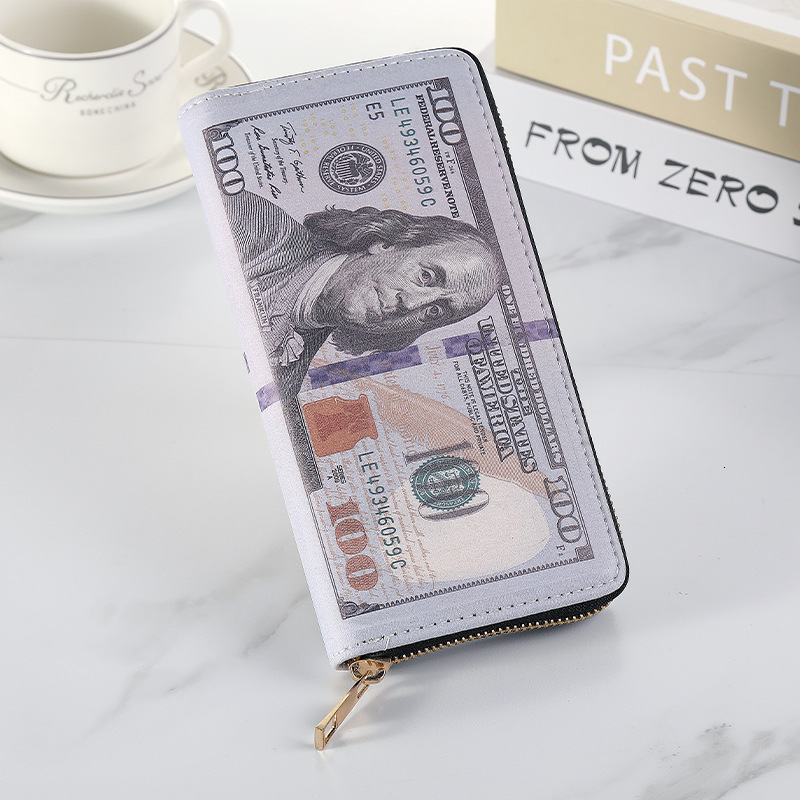 Free Shipping Designer's New PU Coin Wallet, Men's Fashion Cartoon Coin Handbag, Zipper Wallet, Luxury Bag, Women's Large Cash Clip