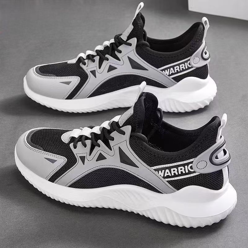New Summer Mesh Breathable Trendy Versatile Sneakers Solid Color Men S Casual Shoes Casual Shoes Ddmysaturn