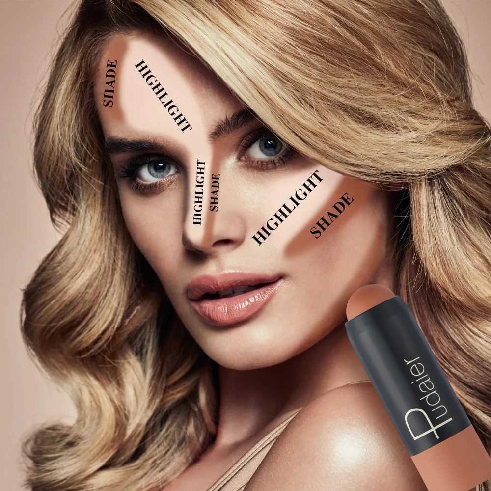 Pudaier Contour Stick - Face contouring adding three-dimensional effect Long-Lasting Waterproof Face Foundation Dark Circle XJ250618