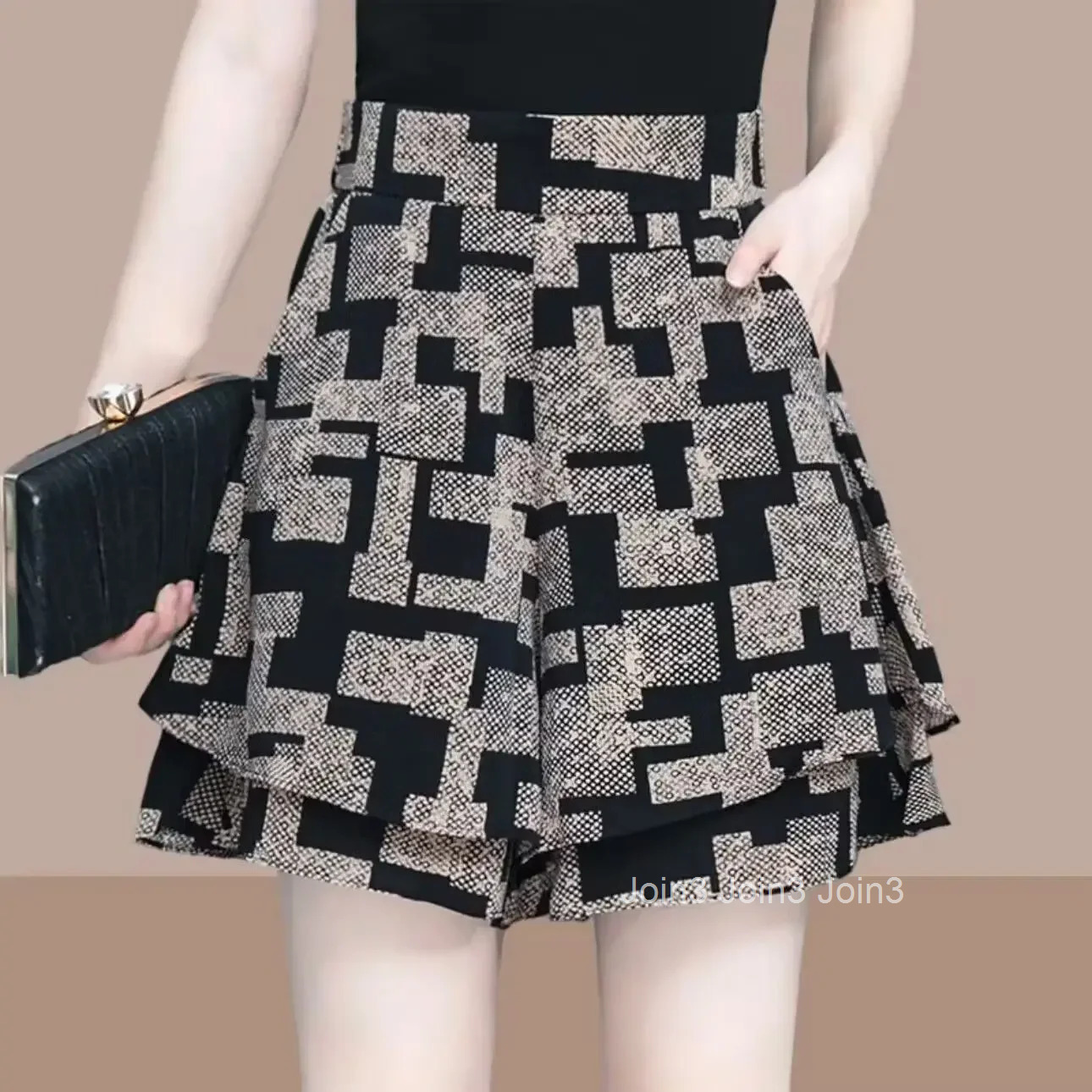 Woman Short Pants Large Size High Waist Breathable Cotton Wide Shorts for Women Stretchy Comfy Youthful Hot Summer Wholesale XL