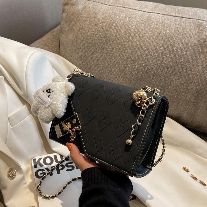 Free shipping designer Trendy Small Bag for Women 2025 New Versatile Fashion Small Square Bag Retro Chain Bag Shoulder Bag Crossbody Bag