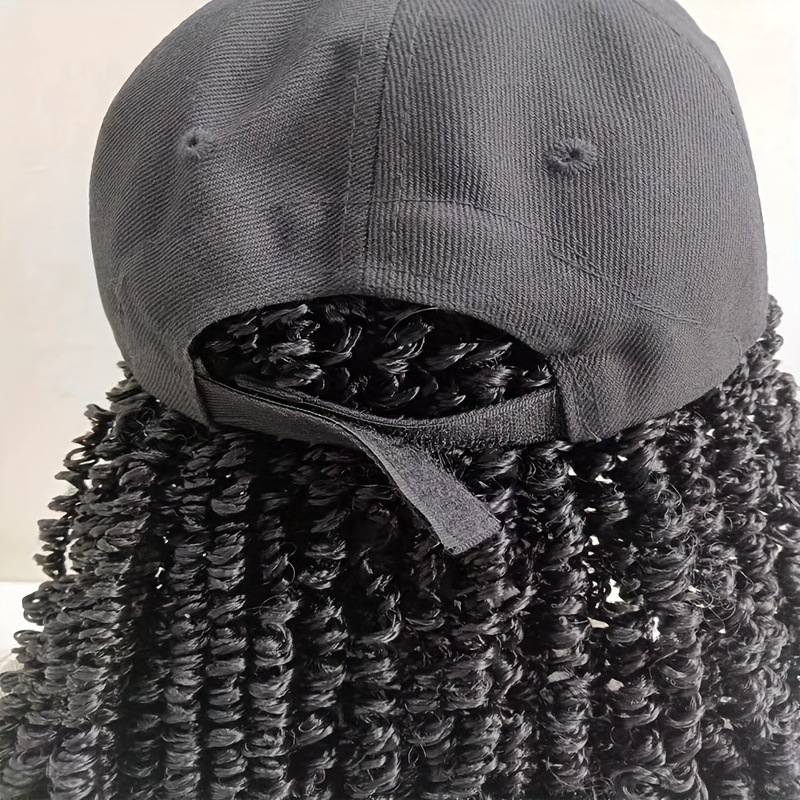 African Fashion Hat with Dreadlocks Spring Coils Natural Sports Trendy Snapback Cap