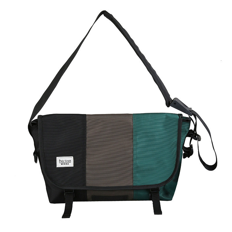 High quality brand new high-quality free designer bag brand shoulder bag new Oxford fabric color blocking function crossbody large bag brand new free 