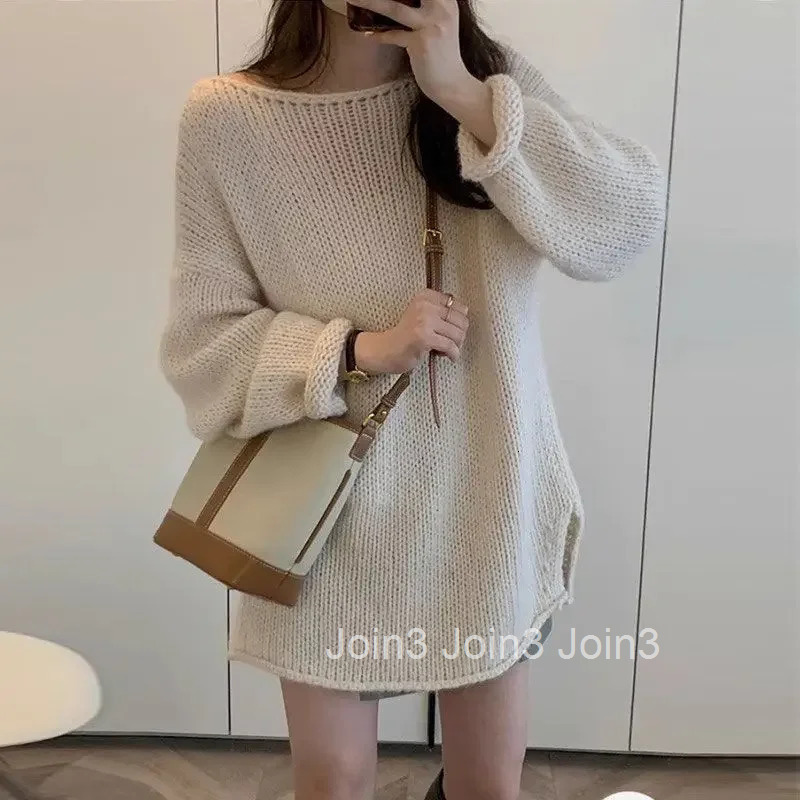Round O Neck Ladies Pullovers Luxury Designer High Quality 2025 Long Sleeve Womens Knit Sweater New Knitwear Clothing Sales