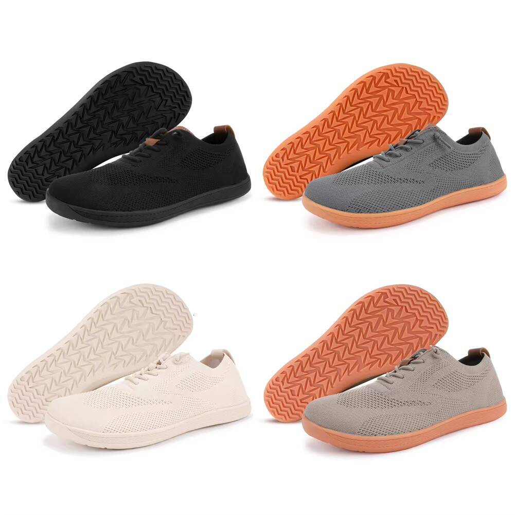 Casual Shoes Minimalist Barefoot Cross Trainer Comfortable Wide Toe Walking Shoes Non Slip Fashion Running Sneakers For Men Women Ddmysaturn