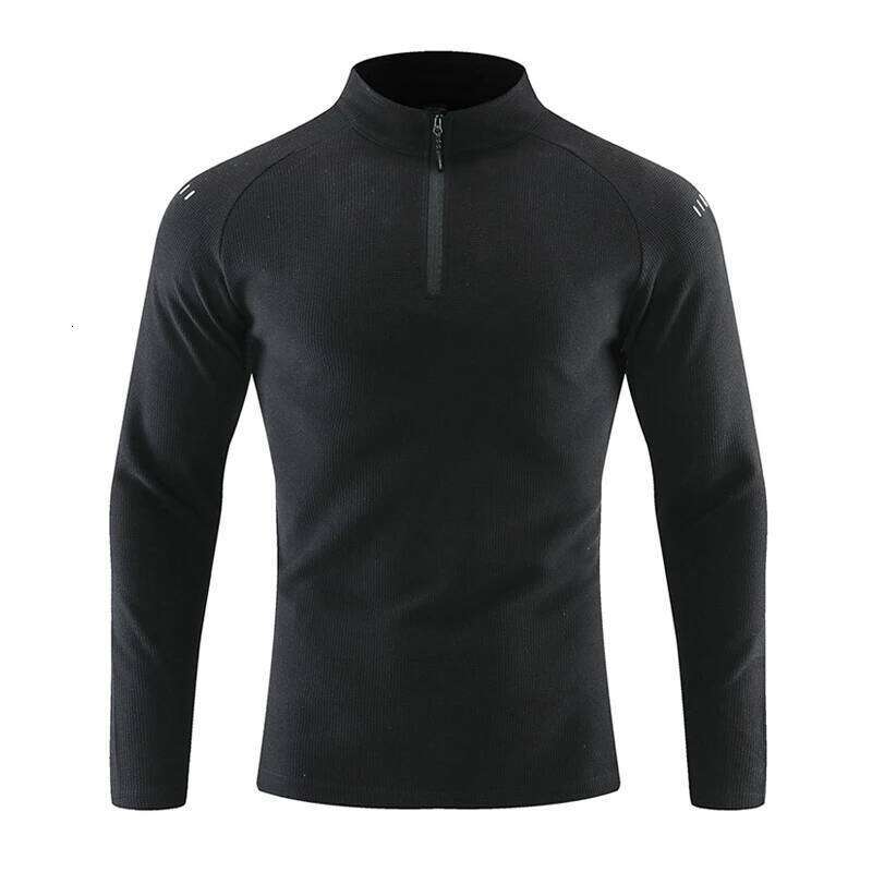 Reflective Sportswear: Lightweight Black Workout Top for Fitness & Jogging Enthusiasts