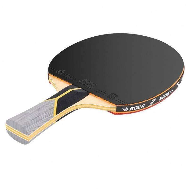 1Pcs Professional 9-Ply Wood Racket with Bag Offensive Table Tennis Paddle Ping Pong Palette