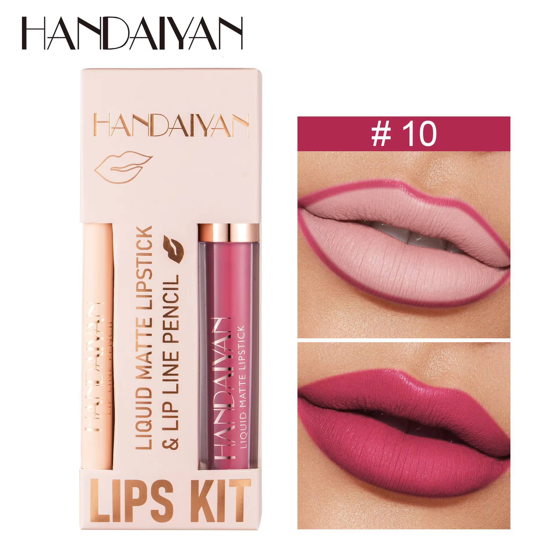 Matte Nude Brown Lipliner Pencil Lipsticks 12 Colors Lip Contour Kit Waterproof Non-sticky Sexy Velvet Red Lipgloss Makeup Tool happy