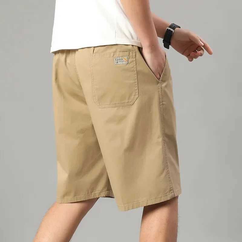 Summer Light Weight Shorts Outdoor Sports Cool Breathable Beach Loose Fit Cotton Bermuda with Pocket Big Size Mens Cargo Shorts XJ250618