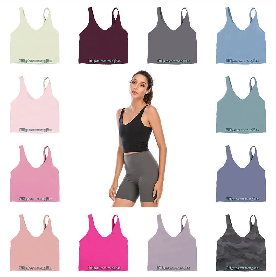 Women Yoga Camisole Tank Top with Sports Bra U-Neck Activewear Featuring Quick-Dry and Elastic Fabric for Fitness Gym Workouts and Training Lightweigh