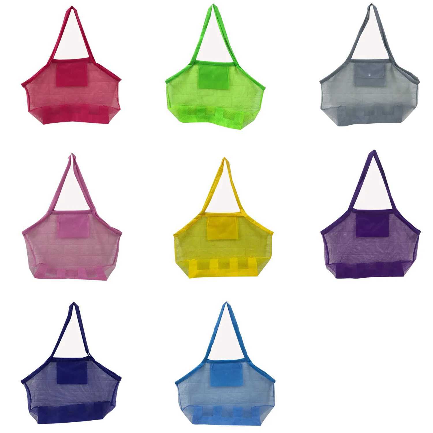 Outdoor Children Beach Mesh Bag Sand ay Foldable Portable Kids Beach Clothes Bags Toy Storage Sundries Organizer Bag Backpack B250618