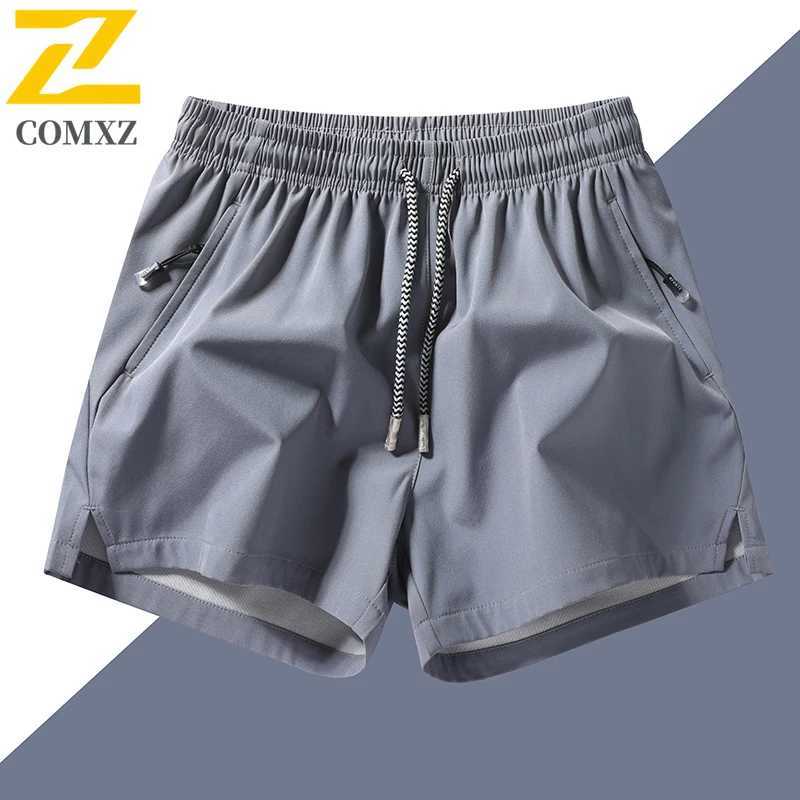 Summer Mens Sports Shorts Ice Silk Fabric Lightweight and Breathable Gym Exercise Quick Drying Casual Pants Mens Beach Pants XJ250618