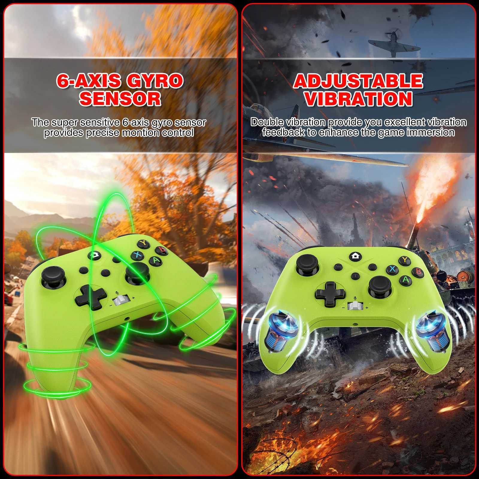 Wireless Gamepad For Xbox One Series X/S/PC/IOS/Android/Steam 6 Axis Gyro With Turbo Function Game Consoles Controller Joystick Z250617