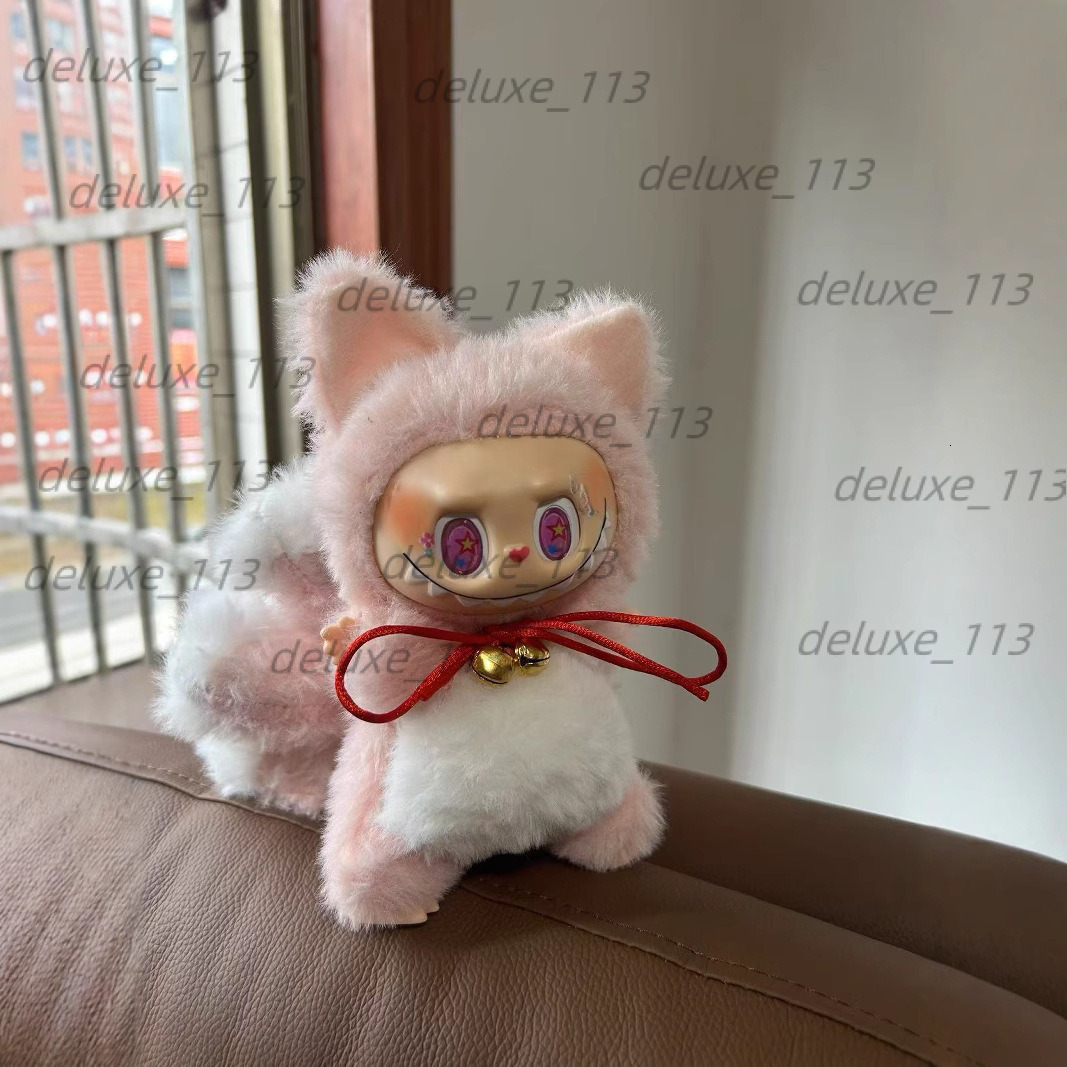 Nine-Tailed Fox LABUBU Bubble Labubu Mart Aron Plush Pendant Vinyl Doll Toy