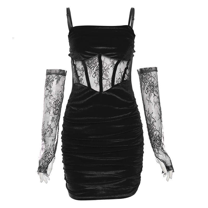 Autumn Winter New Women's Solid Color Slim Fit High Waist Fashion Spaghetti Strap Sexy Backless Dress B5
