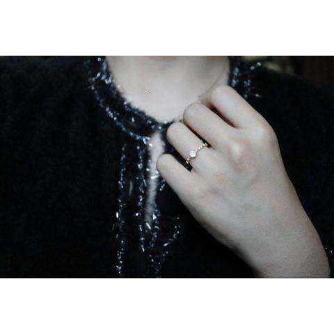 (Tonight's Moonlight Is Beautiful) Anti-Moonstone Vintage Rare Adjustable Ring for Women
