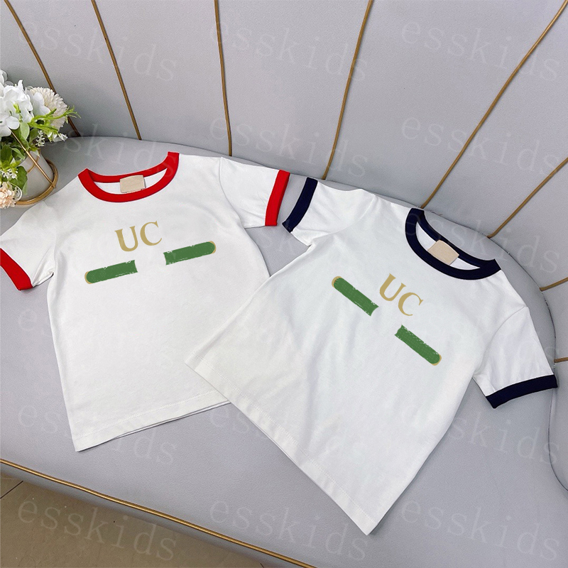 White T-shirt For Children Designers Clothes Baby Kid Tee Shirts Short Sleeve Boy Girls Tops Luxury Tshirt Babies Pullover DPD2506182
