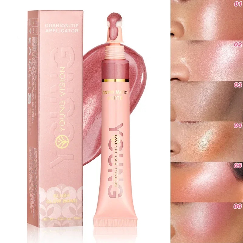 Liquid Highlighting Stick Contouring Blush Multi-purpose Makeup Air Cushion Pen Face Natural Shimmer Cheeks Creamy Cosmetic 250618
