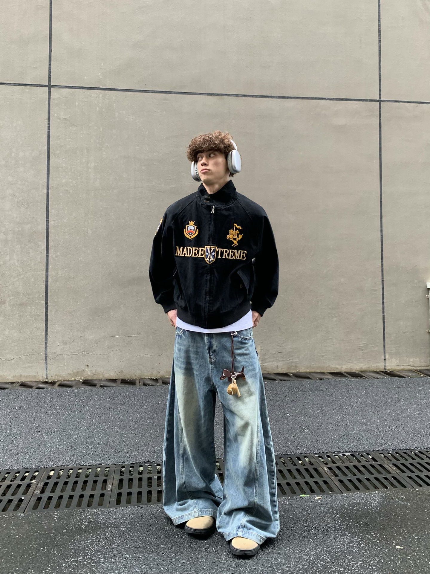 Retro Street Mens Jacket Spring Autumn Retro American Baseball Bomber Uniform Embroidered Varsity Streetwear Coat