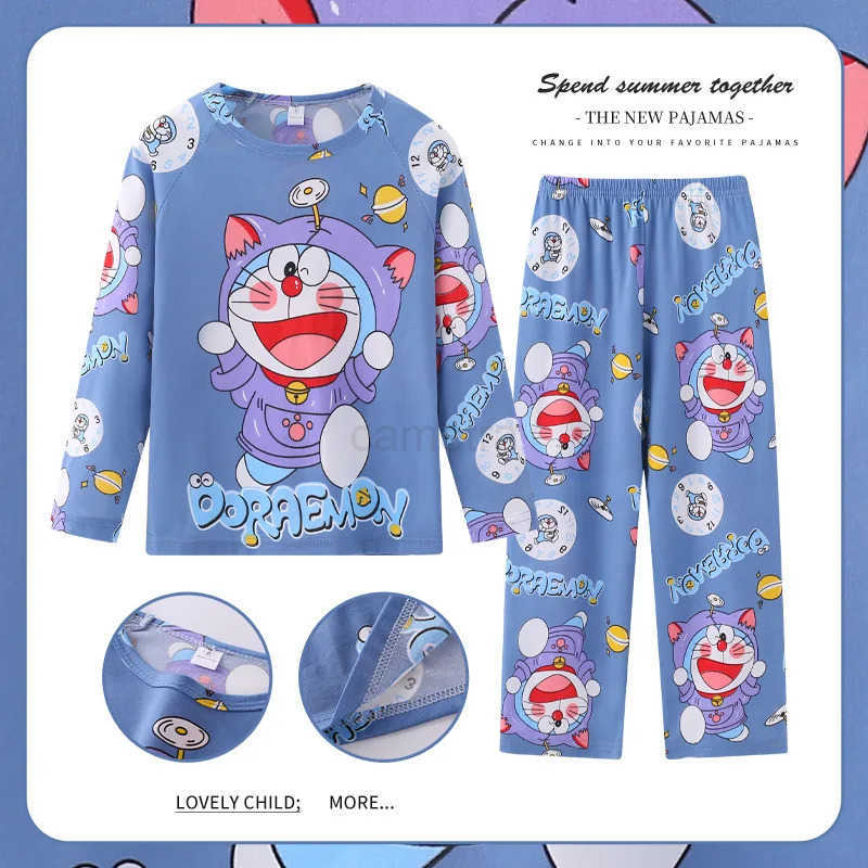 Sanrio Hello Kitty Children Pajama Sets Suitable Comfortable Soft Print Kids Night Clothing Set Colorful Casual Homewear Autumn Winter XJ250618XJ25061