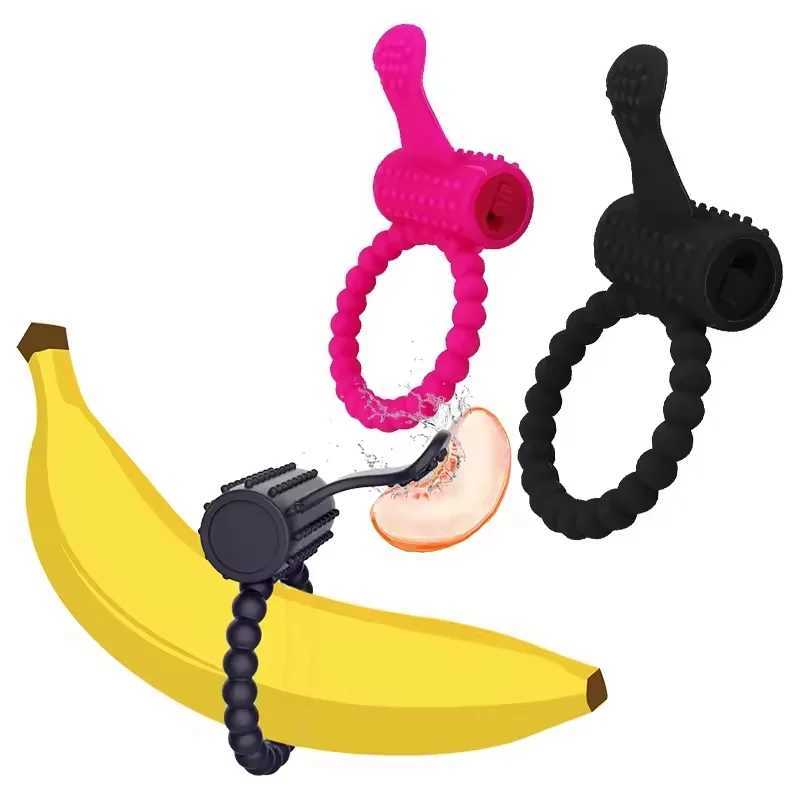 Penis Ring Vibrator Sex Toys For Men Masturbators Adults Vibrator For Women Couples Chastity Cage Erotic Accessories Sex Shop W250618