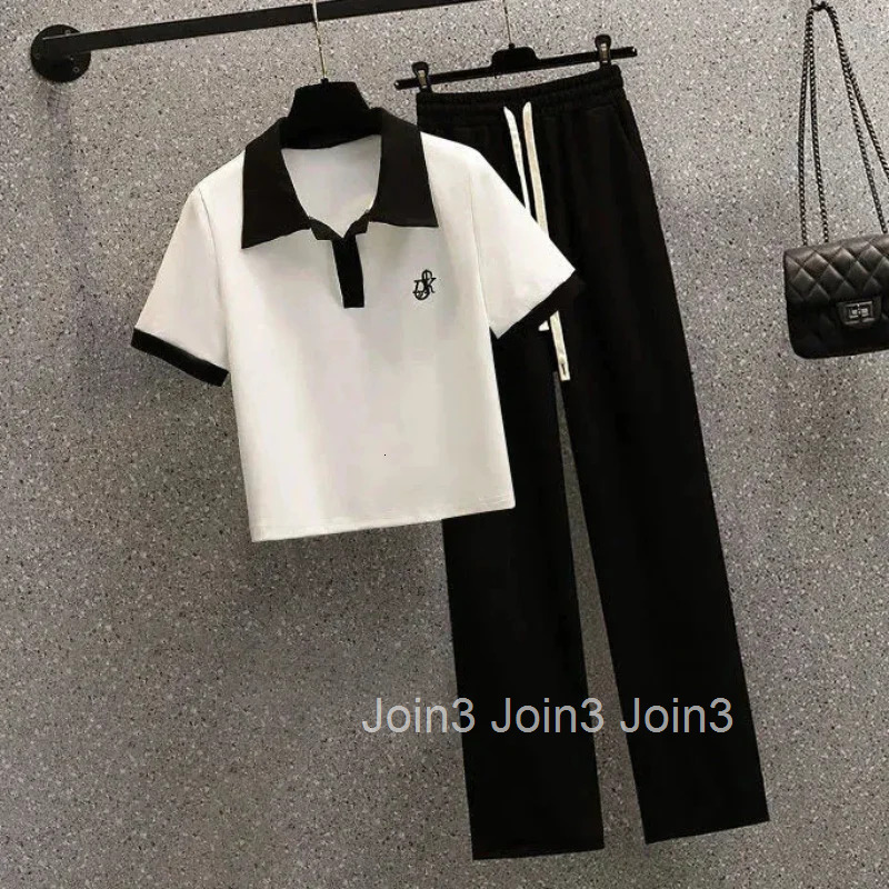 Womens T Shirts Short Sleeve Tee Clothes Plain Top Button Polo Neck Shirt with Collar Trend Luxury New Youth Summer 2025 Sale V