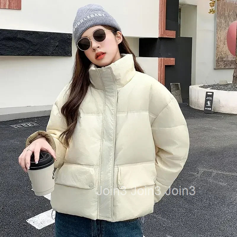 Jackets Loose Casual Fashion 2025 Parkas Woman Zip-up Coats for Women Outdoor Clothes Modern Winter 2025 High Quality Cheap Hot