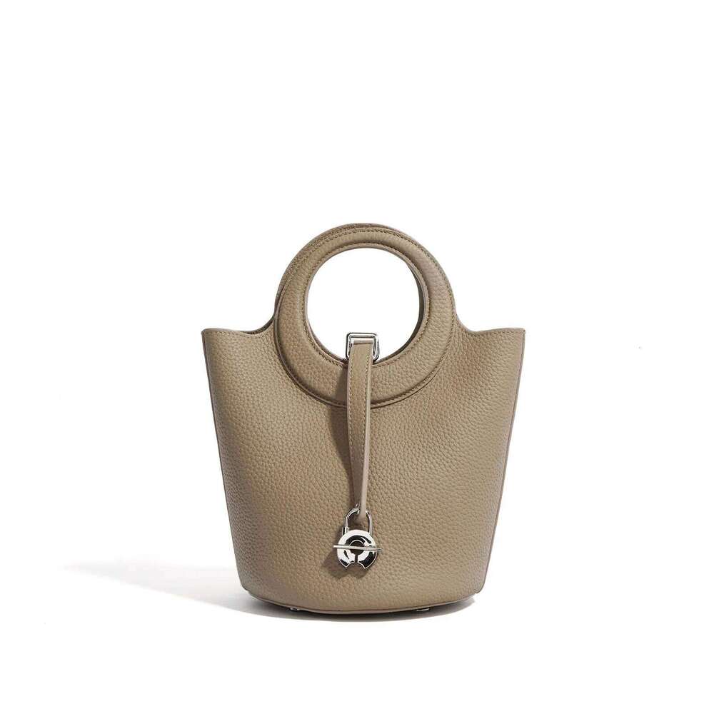 2025 Women's Handbag Bucket Bag Togo Genuine Leather Classic Designer Bags High Quality Summer Party Simple