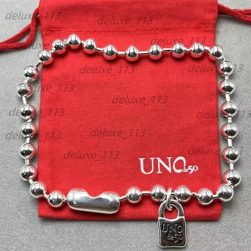 Pendants Premium Unode50 Geometric Chain Necklace Women Vintage Jewelry Brand Girls Holiday Memorial Banquet