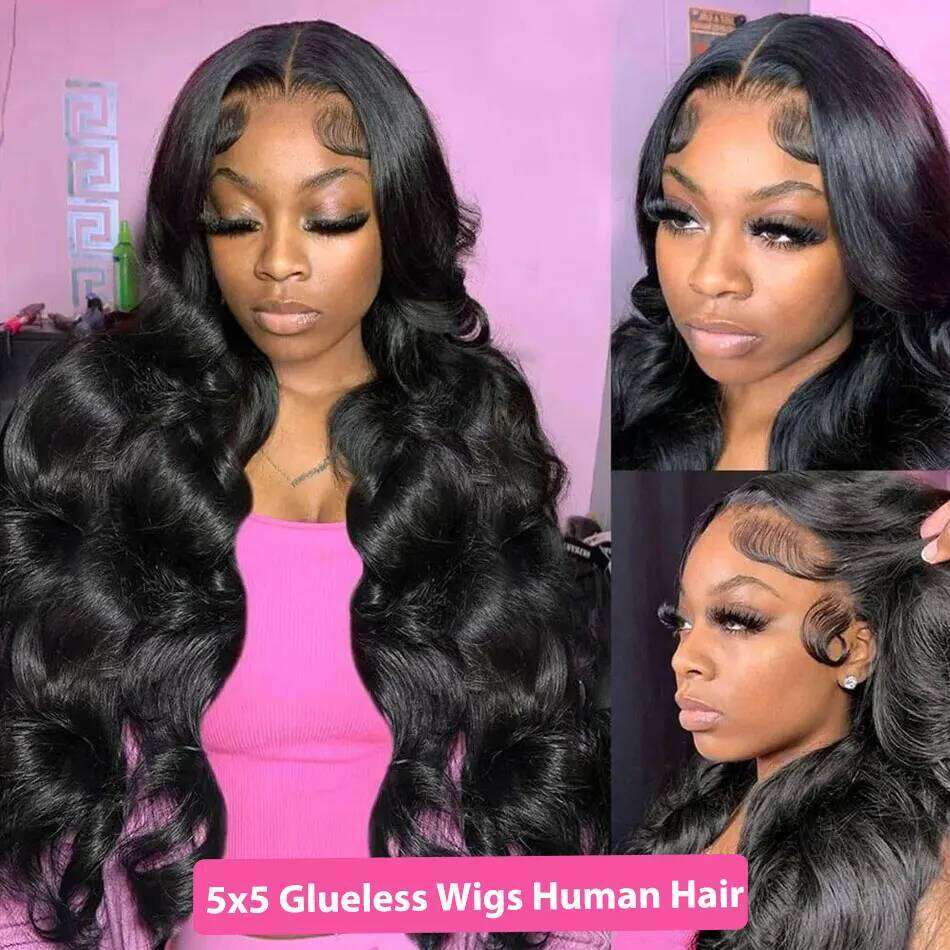 30 40 inch Body Wave Human Hair 13x4 13x6 Frontal Plucked Pre Cut 5x5 Hd Lace Closure Wig Glueless Wigs